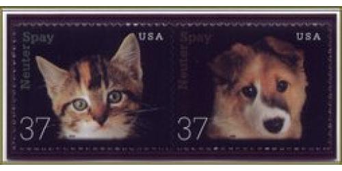 #3670-3671 Neuter and Spay, Two Singles