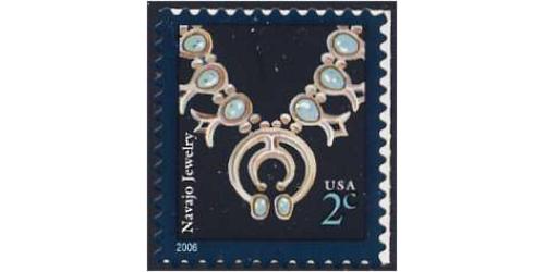 #3751 Navajo Necklace, Reprint Die-cut 11¼x11½ (2006)