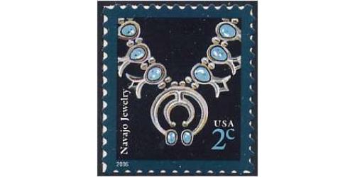 #3752 Navajo Necklace, Reprint Die-cut 11¼x11 (2006)
