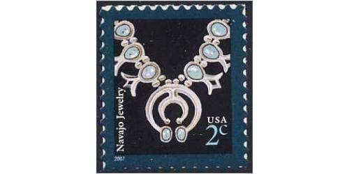#3753 Navajo Necklace, Reprint "2007" Year Date (Sennett)