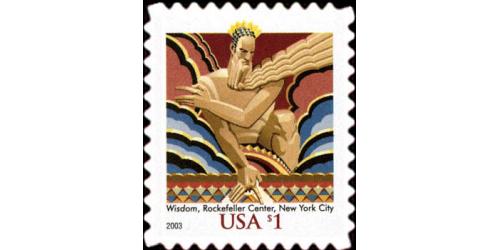 #3766 $1 Wisdom Stamp, "2003" Year Date