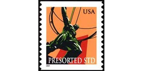 #3770 Atlas Statue Coil, Reprinted, 2003 Year Date