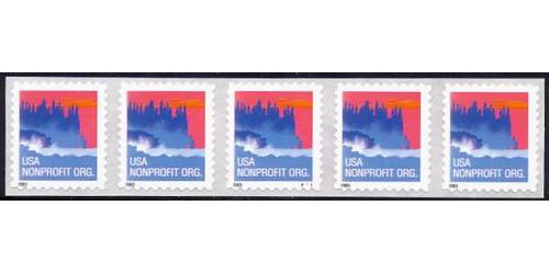 #3785 Sea Coast, Dark Bold "2003" Self-adhesive PNC 5, #P1111