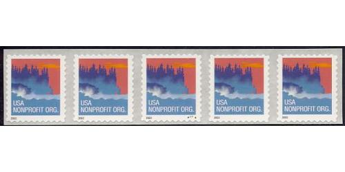 #3785a Sea Coast, Light & Thin "2003" Self-adhesive PNC 5, #P222