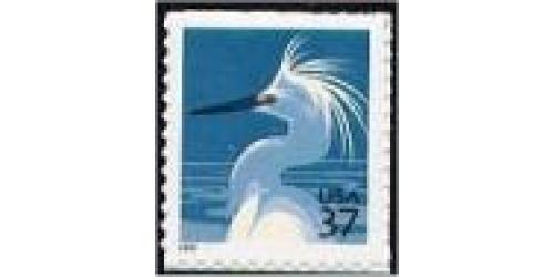 #3830 Snowy Egret, Booklet Single