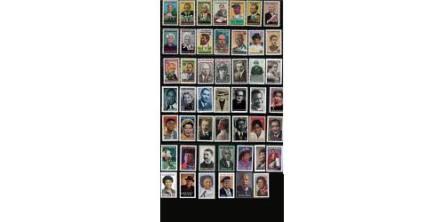 .Black Heritage Series, Complete Collection of 49 Stamps
