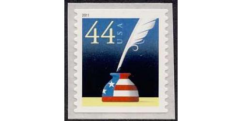 #4496 Patriotic Quill & Inkwell Coil