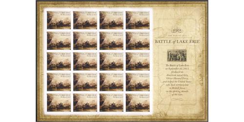 #4805 The War of 1812: Battle of Lake Erie, Souvenir Sheet of 20