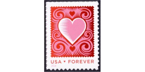 #4847 Love, Cut Paper Heart