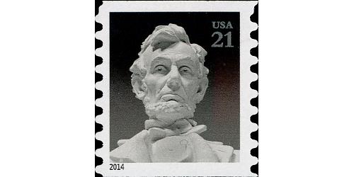 #4861 Abraham Lincoln, Coil Die Cut 8½