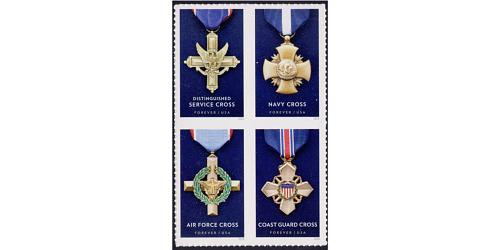 #5068a Honoring Extraordinary Heroism: The Service Cross Medals, Block of Four