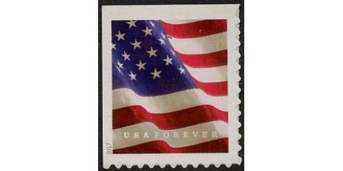 #5162 U.S. Flag, ATM Booklet Single, Ashton-Potter Printing