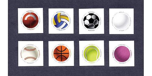 #5203-10 Have A Ball, Set of Eight Singles