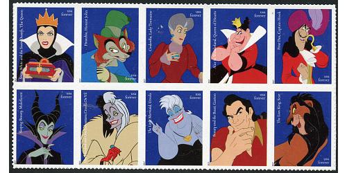 #5213-22 Disney Villains, Ten Singles