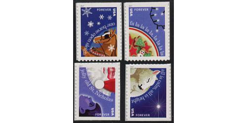 #5247-50 Christmas Carols, Set of Four Singles