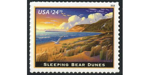 #5258 Sleeping Bears Dunes, Express Mail