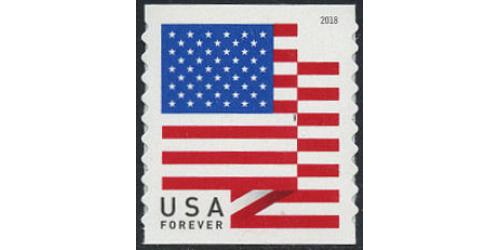 #5260 U.S. Flag 2018 First-Class Mail, APU Coil
