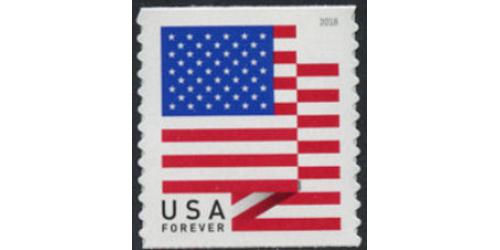 #5261 U.S. Flag 2018 First-Class Mail, BCA Coil
