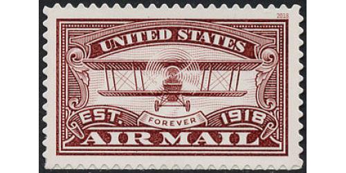 #5282 United States Airmail, Red