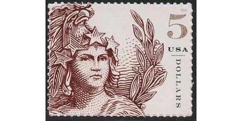 #5297 $5 Statue of Freedom