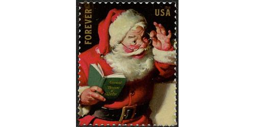 #5336 Sparkling Holidays (Coca-Cola Santas), Jumbo Single