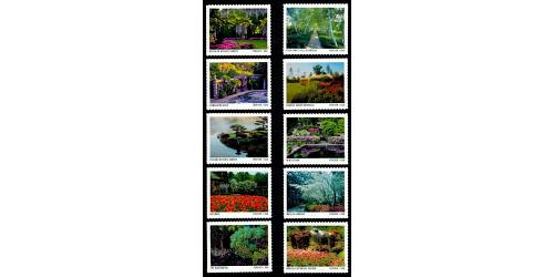 #5461-70 American Gardens, Set of Ten Singles