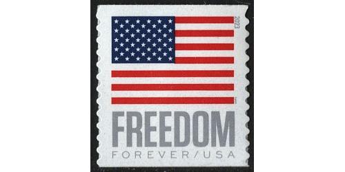 #5789A Freedom Flag, Single Stamp from Coil of 100, BCA