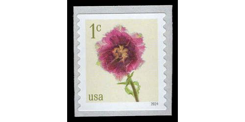 #5902 1¢ Fringed Tulip, Coil