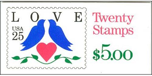 #BK169 Love, Doves & Heart, Plate #1211