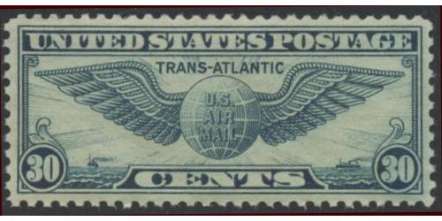 #C24 Winged Globe, Blue, Very Fine, NH