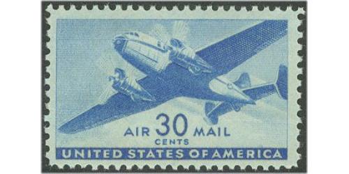 #C30 Blue Transport Plane