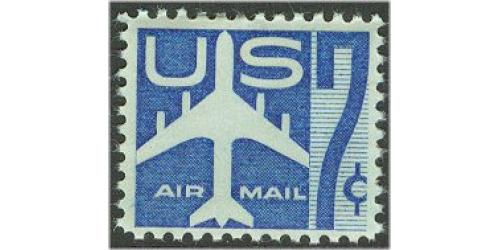 #C51 Jet Silhouette, Blue