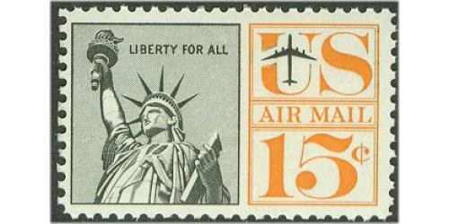 #C63 Statue of Liberty - 15¢ Re-engraved