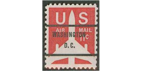 #C78b Jet Silhouette, Congressional Precancel