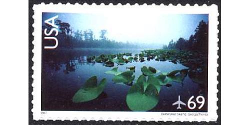#C142 Okefenokee Swamp, Scenic American Landscapes Series