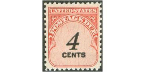 # J92 4¢ Postage Due