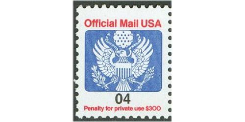 #O146 4¢ Official Mail