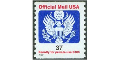 #O159 37¢ Official Mail Coil, Eagle