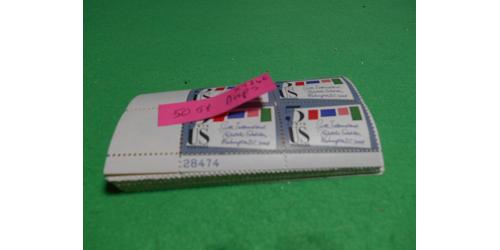 *50 Plate Number Plate Number Blocks, $10.00 Face