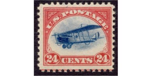 #C3 24¢ Carmine Curtis Jenny, NH