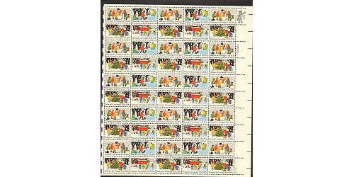#2027-30 Christmas - Winter Scenes, Sheet of 50 Stamps