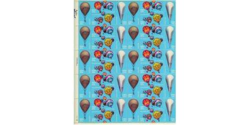 #2032-35 Ballooning, Sheet of 40 Stamps