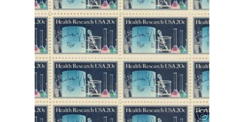 #2087 Health Research, Sheet of 50 Stamps