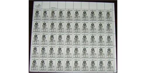 #2089 Jim Thorpe, Sheet of 50 Stamps