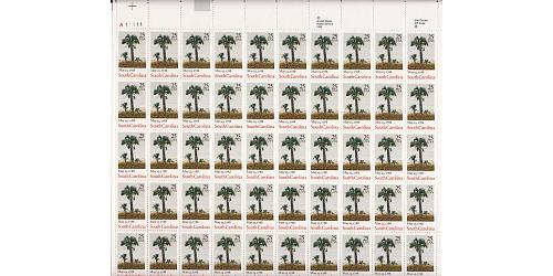 #2343 South Carolina, Sheet of 50