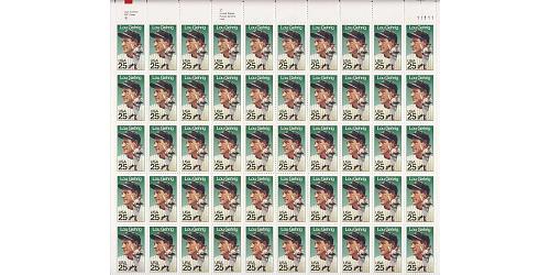 #2417 Henry Louis "Lou" Gehrig, Sheet of 50
