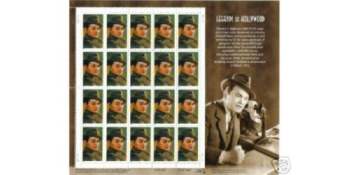 #3446 Edward G. Robinson Legends of Hollywood, Souvenir Sheet 20