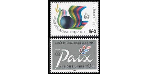 #148-49 International Peace Year (Geneva)