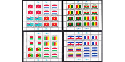 #325-40 Flag Series, Four Sheets