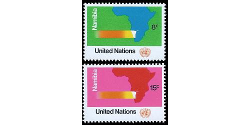 #340-41 Map Africa and "Namibia"